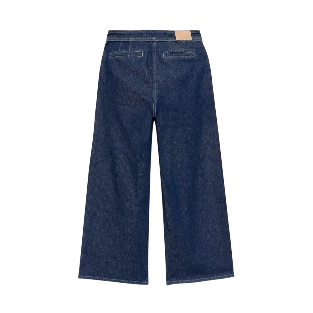 Mint Velvet Dark Indigo Button Front Tailored Jean